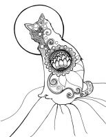 zentangle cat